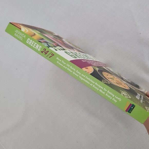 New "Greens 24/7" Vegan Cookbook Paperback - Picture 4 of 4